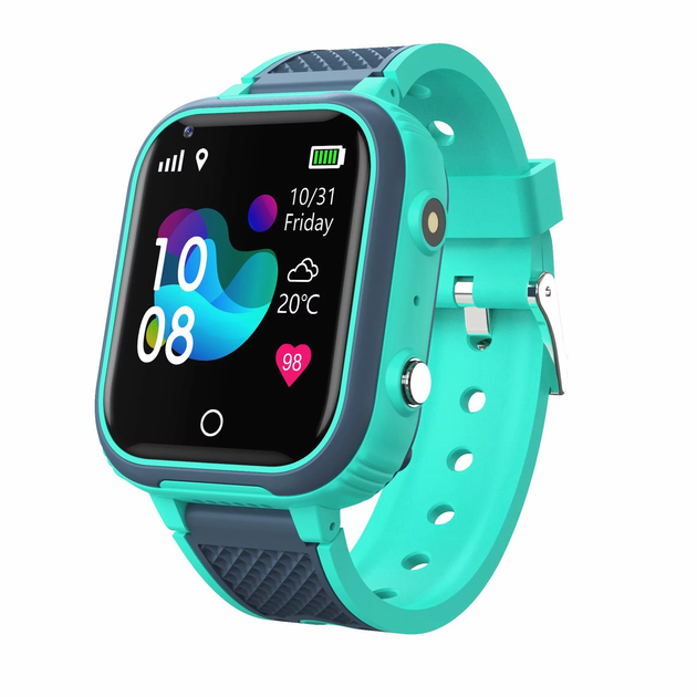 Детские наручные умные часы Smart Baby Watch LT21 с GPS Синий - зображення 2