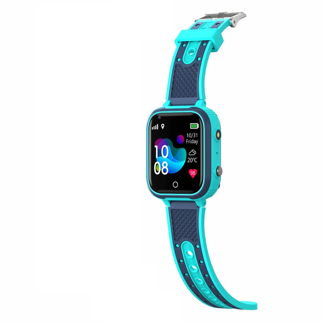 Детские наручные умные часы Smart Baby Watch LT21 с GPS Синий - зображення 5