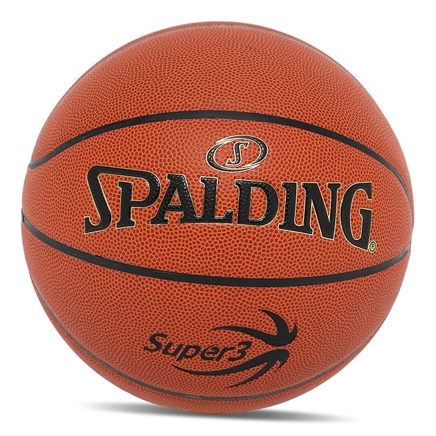 Мяч баскетбольный Spalding Super 3 77747Y №7 Коричневый (57484068) - Фото 1 Мяч баскетбольный Spalding Super 3 77747Y №7 Коричневый (57484068) - изображение 1