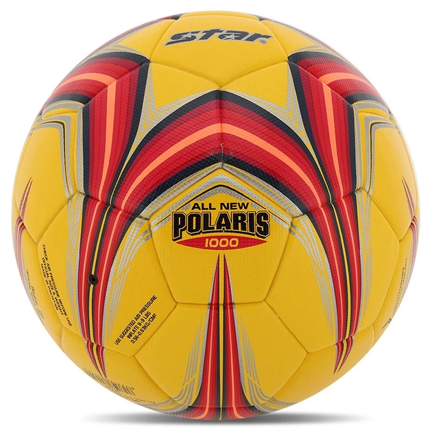 Мяч футбольный STAR All New Polaris 1000 SB375TB №5 Желто-красный (57623003) - изображение 3