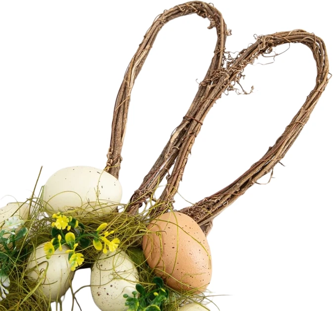 Вінок великодній Homla Rabi з заячими вухами 53 см (5906496765247) - зображення 2