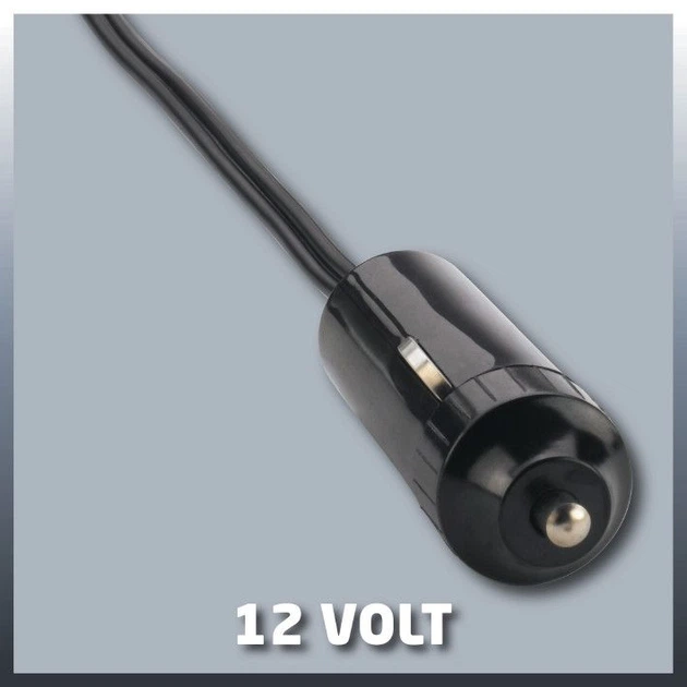 Автомобільний компресор, Einhell CC-AV 12V (2072112) 12 В, 0-18 бар, кабель 2.9 м, 3 адаптера - изображение 4