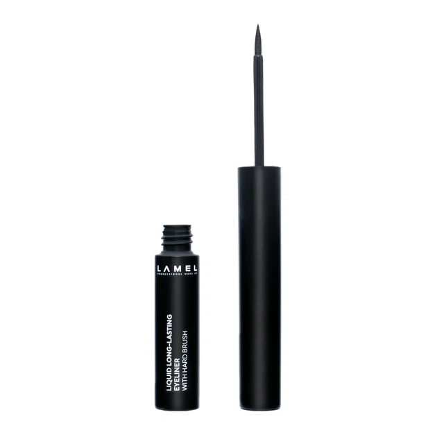 LAMEL Рідка підводка для повік Liquid Long-Lasting Eyeliner With Hard Brush №402 4мл - зображення 2