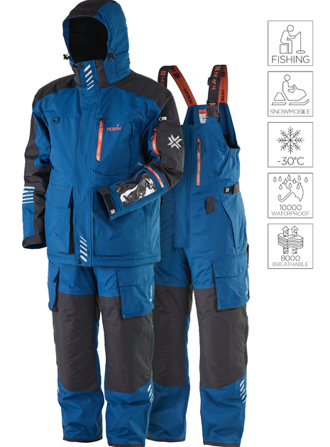 Костюм зимовий мембранний Norfin Tornado Pro Magnet (409104-XL) - изображение 12