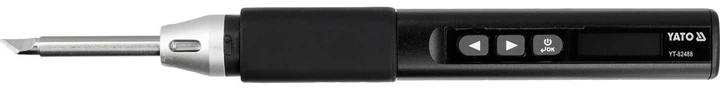 Портативний цифровий паяльник Yato YT-82488 OLED T12 USB-C PD (5906083123238) - зображення 5