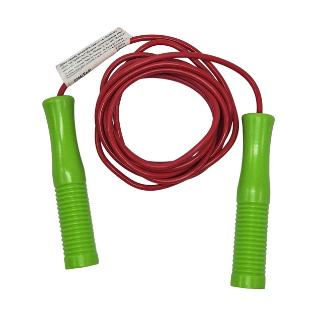 Детская Скакалка №2 Colorplast 0756(Red) диаметр 4 мм, длина 260 см, цветная - Фото 1 Детская Скакалка №2 Colorplast 0756(Red) диаметр 4 мм, длина 260 см, цветная - изображение 1