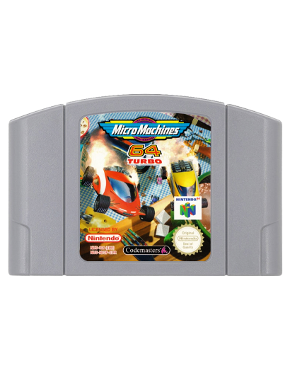 Игра Nintendo N64 Micro Machines 64 Turbo Europe Английская Версия Только Картридж Б/У - Фото 1 Игра Nintendo N64 Micro Machines 64 Turbo Europe Английская Версия Только Картридж Б/У - изображение 1