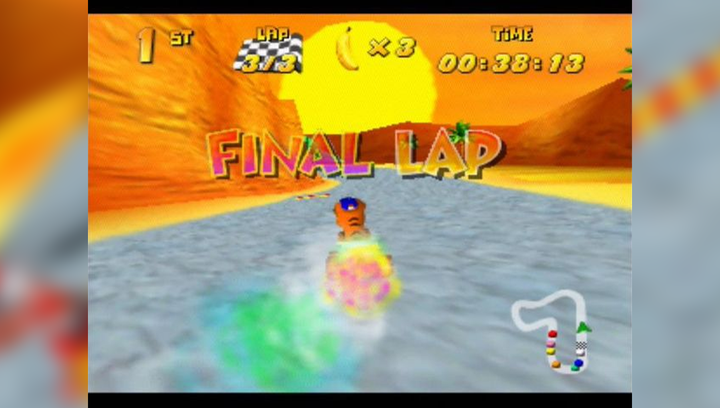 Игра Nintendo N64 Diddy Kong Racing Europe Английская Версия Только Картридж Б/У - изображение 2