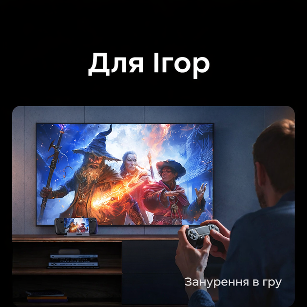 Док-станція UGREEN 6 в 1 для Steam Deck, Nintendo, ROG Ally, Xbox Ally / X, Legion Go / S, 4K@120Hz, 100W PD, USB-A/USB-C 3.0, 1Gb - зображення 7