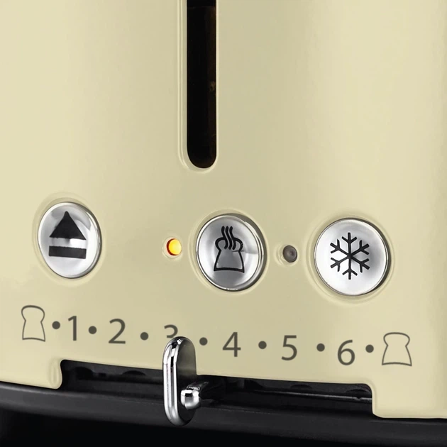 Тостер Russell Hobbs Retro Cream 21682-56 - зображення 5