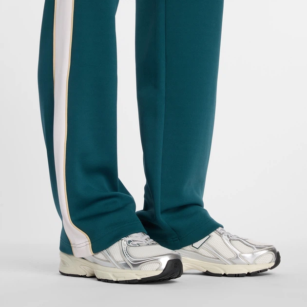 Женские бирюзовые спортивные брюки New Balance Interlock Pant 36 (S) (WB61Q2R4AAV) - изображение 7