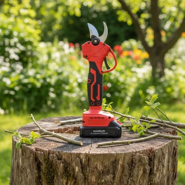 Акумуляторний секатор Bauerkraft JQ2503 Червоний - зображення 10
