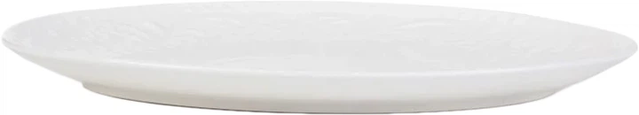 Тарілка Homla Sylia овальний з орнаментом білий 25x34 см (5904183874715) - зображення 2