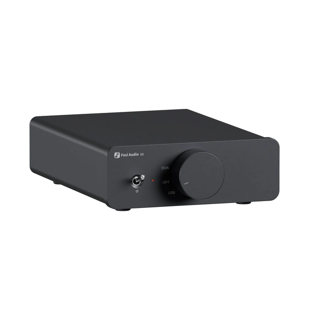 Конвертер звуку Type-C/Coaxial/Optical на RCA/Sub Fosi Audio Q6 black - Фото 1 Конвертер звуку Type-C/Coaxial/Optical на RCA/Sub Fosi Audio Q6 black - изображение 1