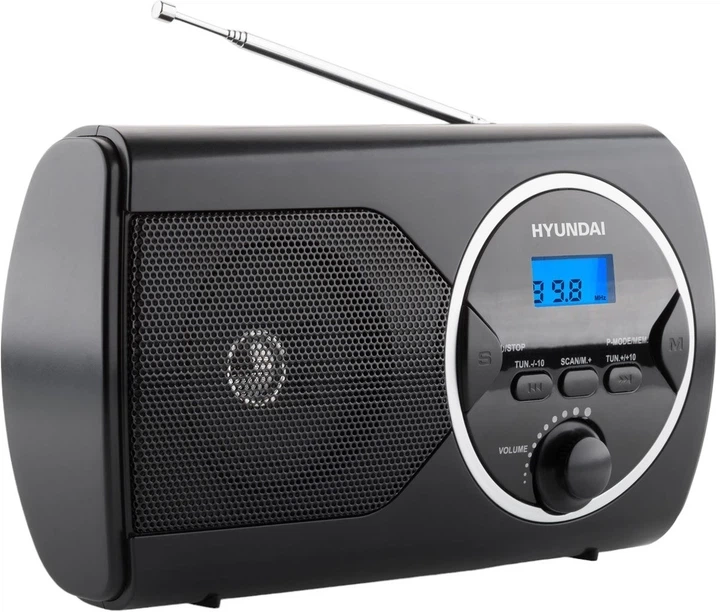 Радіоприймач Hyundai PR570PLLUB Black - Фото 1 Радіоприймач Hyundai PR570PLLUB Black - зображення 1