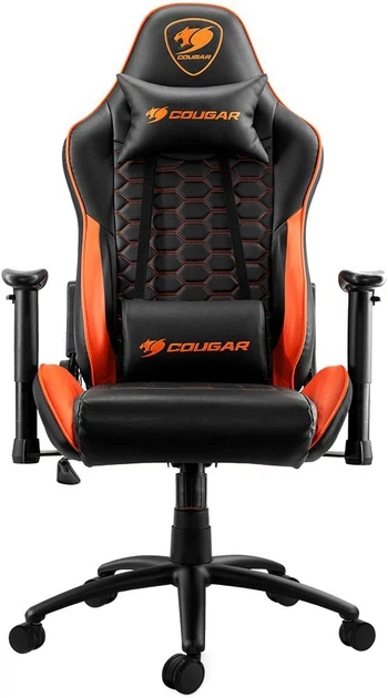 Комп'ютерне крісло для геймера Cougar Outrider S Black/Orange - Фото 9 Комп'ютерне крісло для геймера Cougar Outrider S Black/Orange - зображення 9