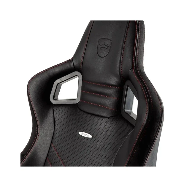 Комп'ютерне крісло для геймера Noblechairs Epic PU leather black/red (NBL-PU-RED-002) - Фото 7 Комп'ютерне крісло для геймера Noblechairs Epic PU leather black/red (NBL-PU-RED-002) - зображення 7