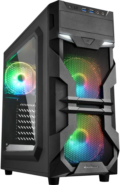 Корпус Sharkoon VG7-W RGB Black (4044951026869) - изображение 2