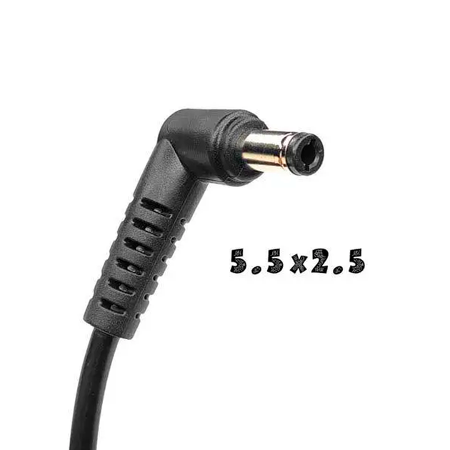 Блок питания для ноутбука Toshiba 19V 3.95A (5.5*2.5) с индикатором Black - изображение 2