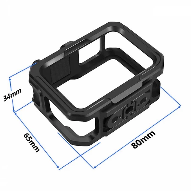 Рамка захисна алюмінієва з розкладними ніжками для GoPro Hero 13/12/11/10/9 Black клітка корпус чохол бампер (22031) - Фото 2 Рамка захисна алюмінієва з розкладними ніжками для GoPro Hero 13/12/11/10/9 Black клітка корпус чохол бампер (22031) - зображення 2