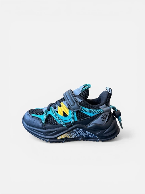 Текстильные кроссовки Bessky для мальчика Черный 29 (18,5 см) (B718 black-blue) - изображение 5