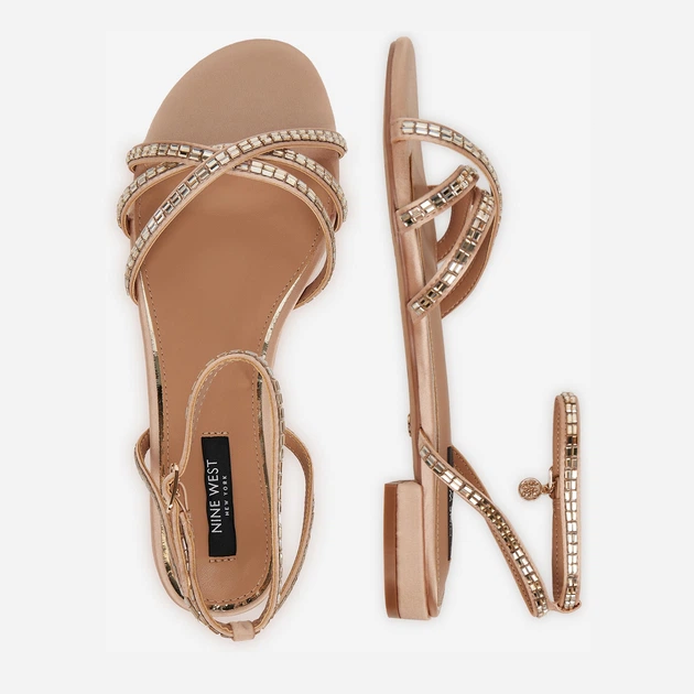 Жіночі сандалії Nine West R25SS018660 5906751083642 36 23.7 см Бежеві (5906751083666) - зображення 5
