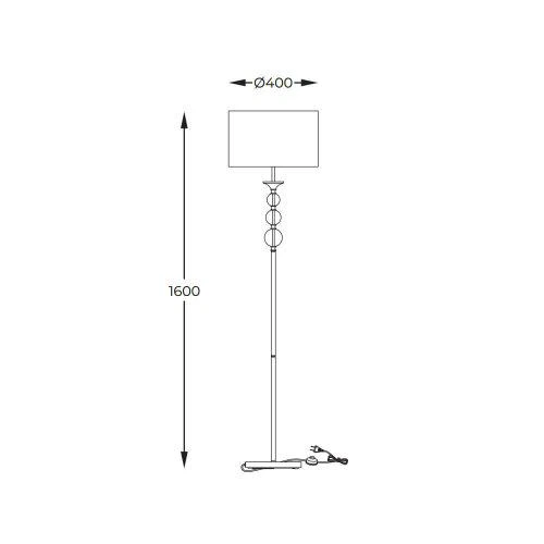 Торшер Zuma Line RLL93163-1GB Rea - изображение 3