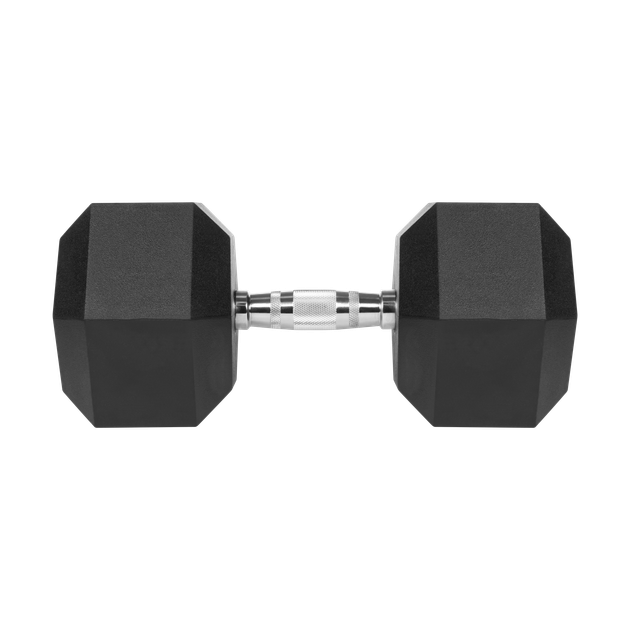 Гантель чавунна прогумована HEX 35 кг Rebel Active RBA-2325-35 - изображение 2