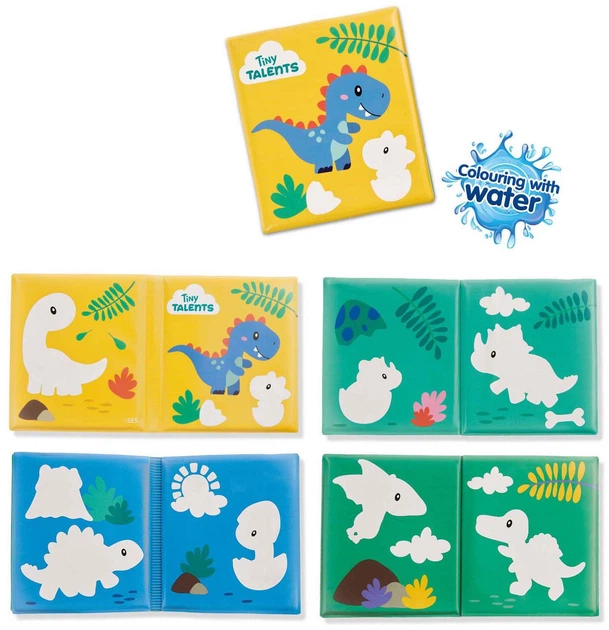 Книга для купання SES Creative розмальовка з водними динозаврами 3399748 (8710341132156) - зображення 2