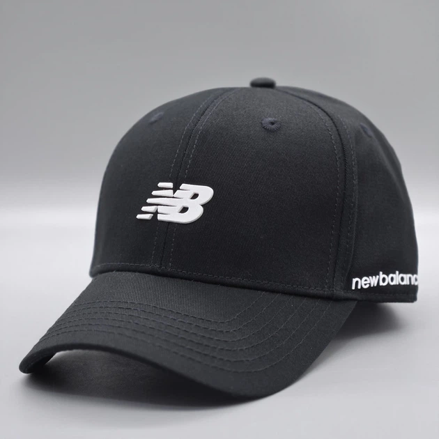 Кепка бейсболка NB New Balance чоловіча жіноча унісекс Чорний з білим - Фото 1 Кепка бейсболка NB New Balance чоловіча жіноча унісекс Чорний з білим - зображення 1