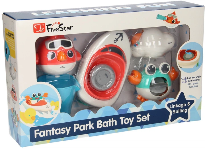 Набір іграшок для купання Five Star Fantasy Park 7220107 (8718012042346) - зображення 1