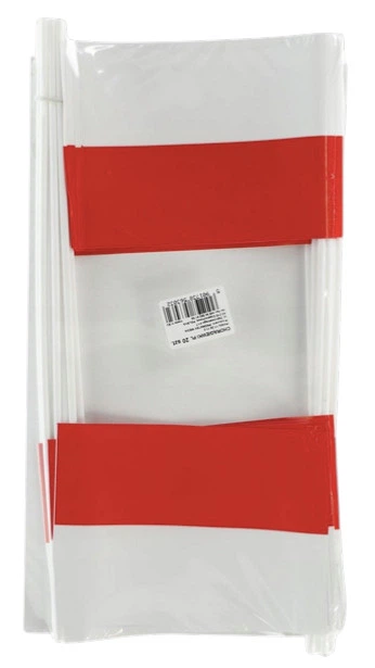 Zestaw flag Polski Godan 12.5 cm 20 szt 63032 (5901738563032) - obraz 1
