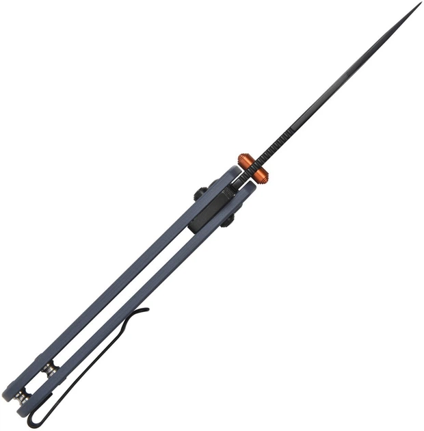 Ніж розкладний CJRB Pyrite J1960-BGY Nitro-V button lock Чорно-сірий G10 EDC (27980497) - Фото 5 Ніж розкладний CJRB Pyrite J1960-BGY Nitro-V button lock Чорно-сірий G10 EDC (27980497) - зображення 5