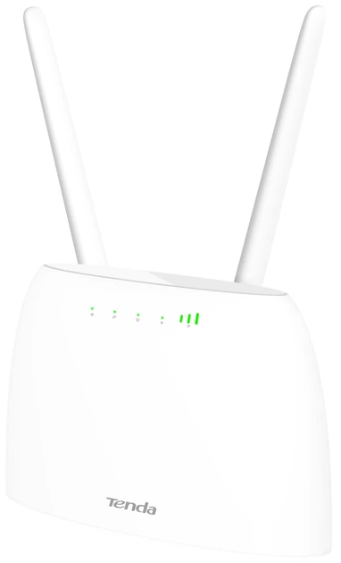Маршрутизатор TENDA 4G06 N300, 4G/LTE, 1xFE LAN, 1xFE LAN/WAN, 1xRJ11, Cлот для SIM-карти (648776) - изображение 2