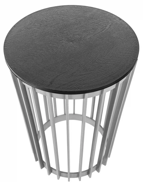 Квітник Kadax Aytre + чорна стільниця 40 см Платиновий K12544 (5906638323069) - зображення 2