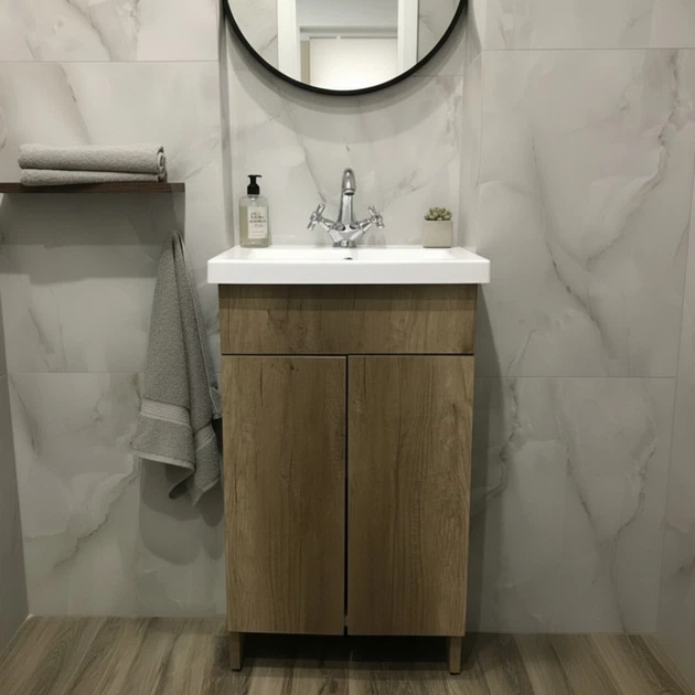 Пластикова тумба із покриттям HPL 3120 Albero 55 см - изображение 5