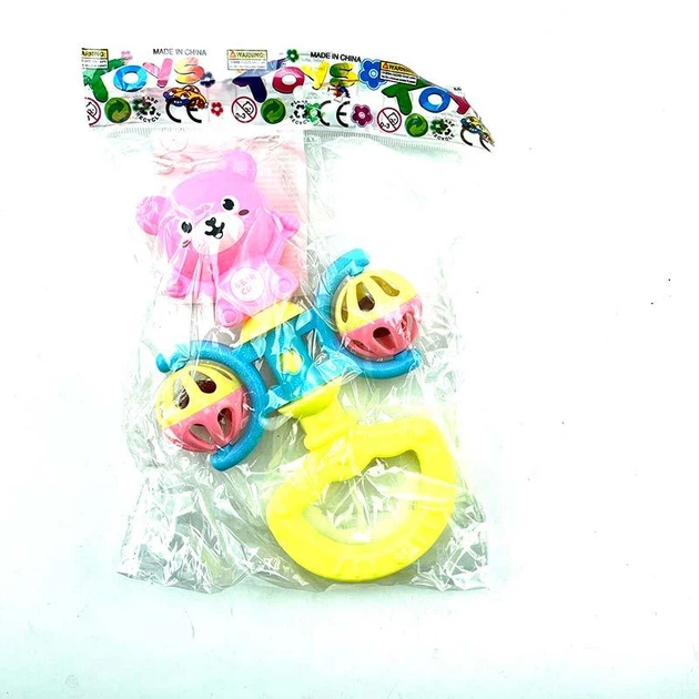 Погремушка собака 2076-12A_Pink-Yellow - Фото 1 Погремушка собака 2076-12A_Pink-Yellow - изображение 1