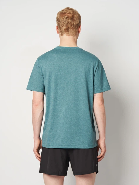 Футболка длинная мужская Puma Essentials Foundation 68255141 2XL Emerald Ice Heather (4069161731747) - изображение 2