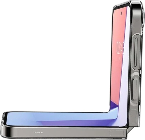 Чохол Spigen AirSkin для Samsung Galaxy Z Flip 6/Z Flip 7 FE Crystal Clear (ACS07836) - зображення 10