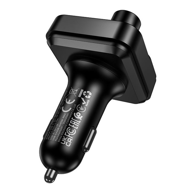 FM-трансмітер BC61 USB-C PD30W + USB 15W Bluetooth автомобільний з швидкою зарядкою 45W - зображення 5