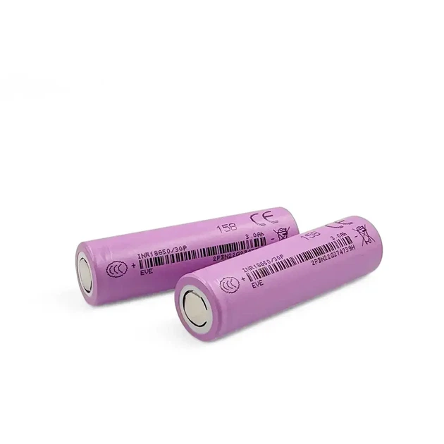 Акумулятор EVE INR 18650-30P 3000mAh, високотоковий 30А - Фото 3 Акумулятор EVE INR 18650-30P 3000mAh, високотоковий 30А - изображение 3