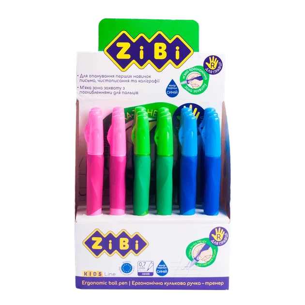 Ручка кулькова для правші ZiBi KIDS Line ZB.2000-01 - изображение 2