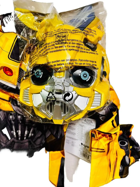 Костюм Трансформер Бамблби 3-4 лет с маской 94-109 см Transformers Bumblebee Deluxe Costume S06433 - изображение 8