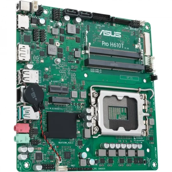Материнcкая плата Asus Pro h610t-csm (s1700, Intel h610, ddr5) - изображение 4