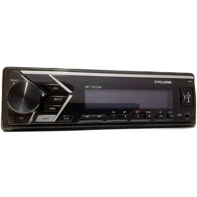 Автомагнітола Cyclone MP-1023 BA (Bluetooth, Multicolor) - зображення 2