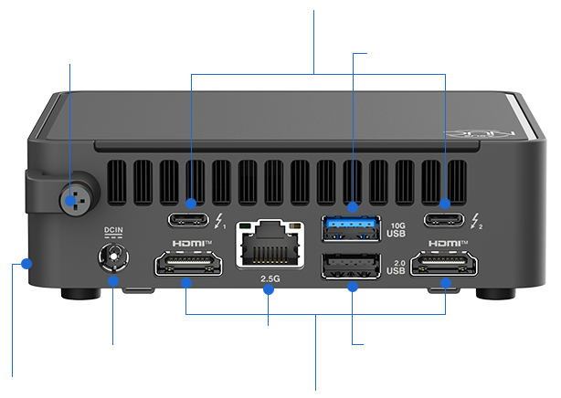 Неттоп ASUS NUC 15 Pro RNUC15CRHV700002 (90AR00Q2-M000K0) - изображение 2