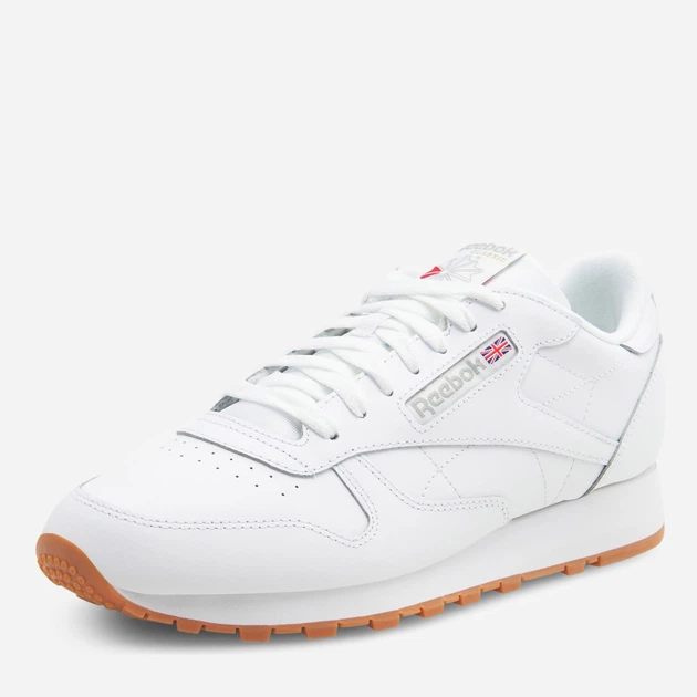 Чоловічі кросівки Reebok Classic Leather 100008491 40 (7.5US) Білі (4065419131956) - зображення 3