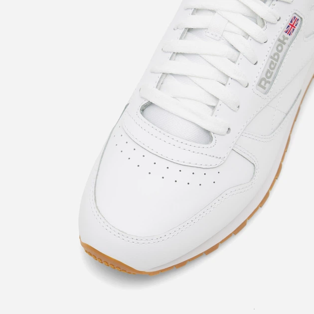 Чоловічі кросівки Reebok Classic Leather 100008491 40 (7.5US) Білі (4065419131956) - зображення 6