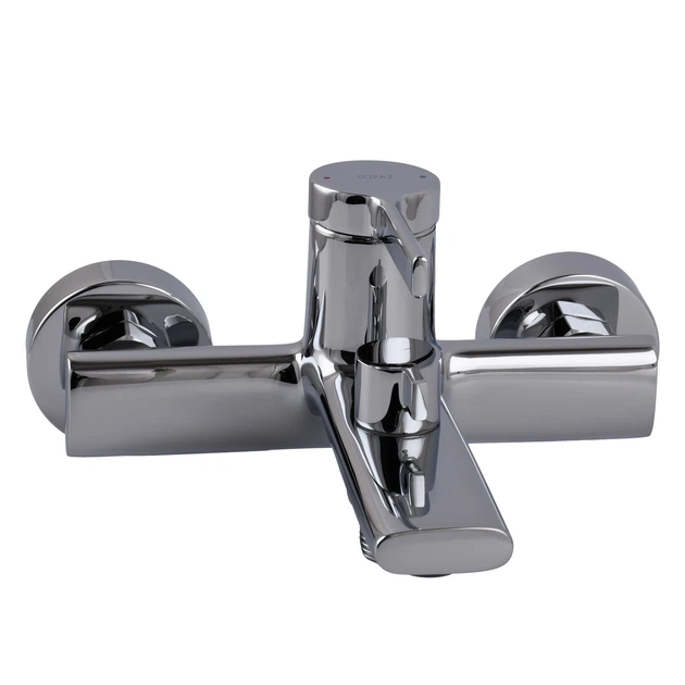 Змішувач для ванни TOPAZ MODERNO TMD-33101-H78A з EURO-перемикачем, душовим комплектом, хром - изображение 4
