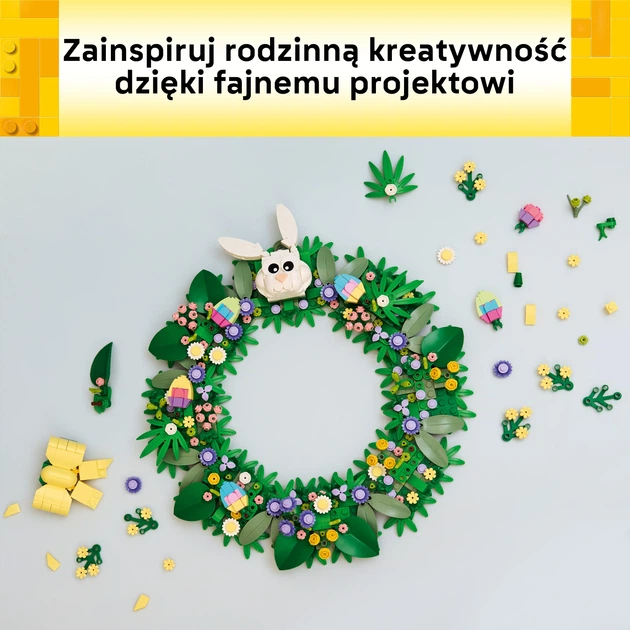 Zestaw klocków LEGO Iconic Wiosenny wieniec 747 elementów (40957) - obraz 6